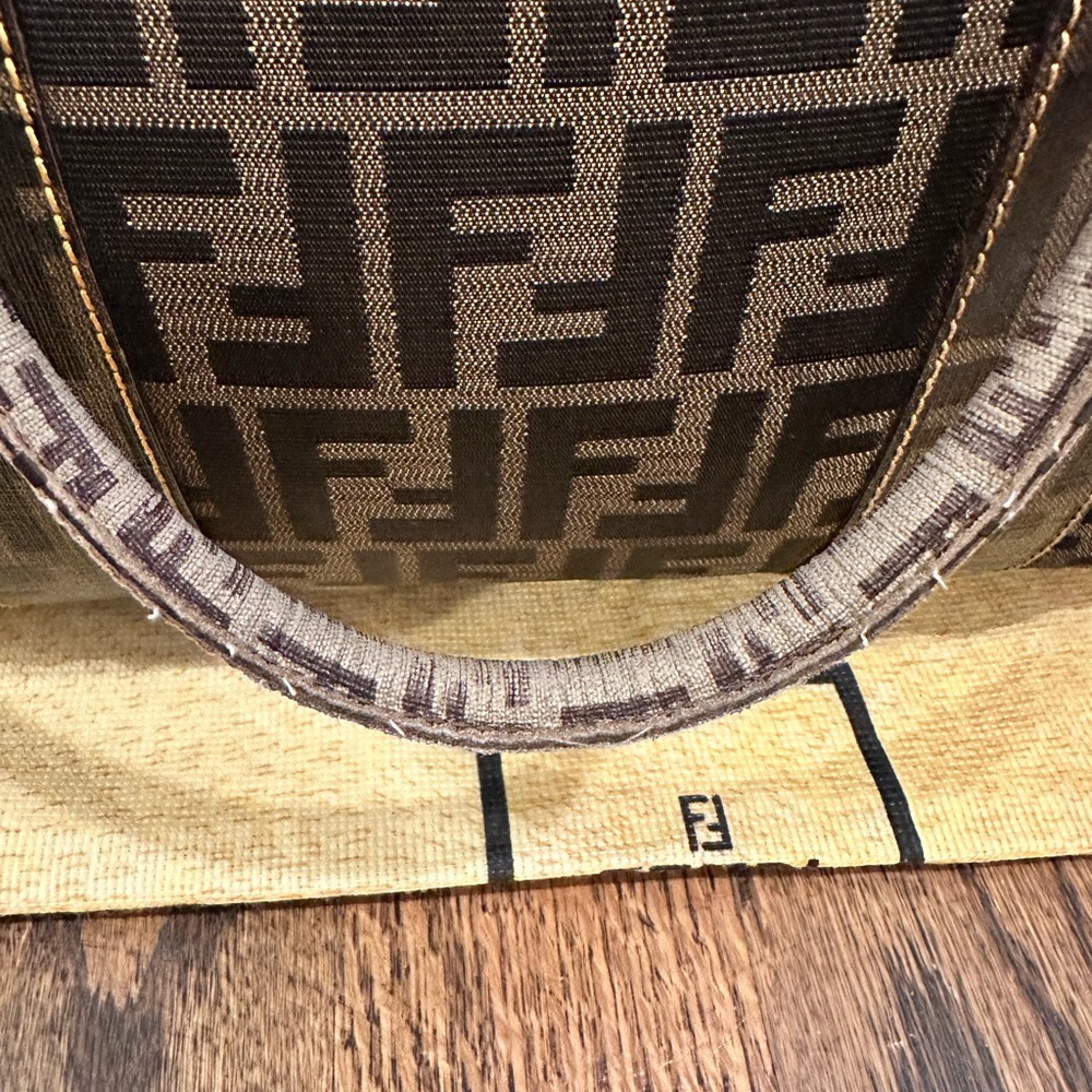 Fendi Black and Brown Satchel - Picture 8 of 16